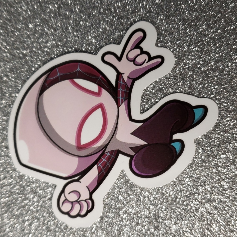 MARVEL Spiderman Waterproof Sticker Gwen